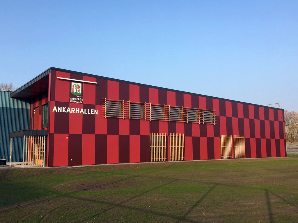 LamiFacade fasadskivor Ankarhallen Varberg