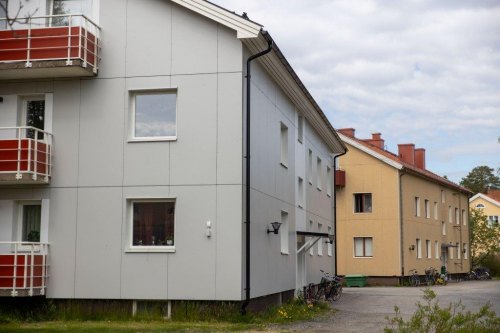 Fasadskiva, Fasadlaminat LamiFacade, Lamiroc, Kungsvägen.